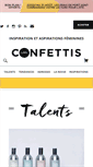 Mobile Screenshot of lesconfettis.com